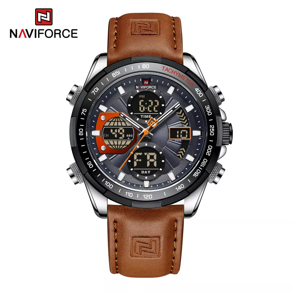 ساعت مچی مردانه نیوی فورس Naviforce 9197 NF S/GY/O.BN