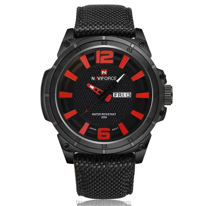 ساعت مچی مردانه نیوی فورس Naviforce NF 9066 B/R/B