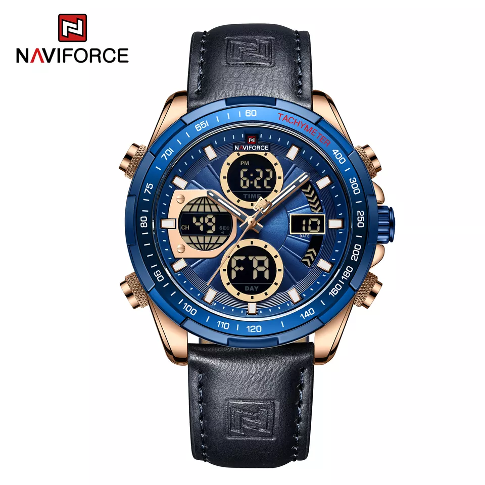 ساعت مچی مردانه نیوی فورس Naviforce 9197 NF RG/BE/BE