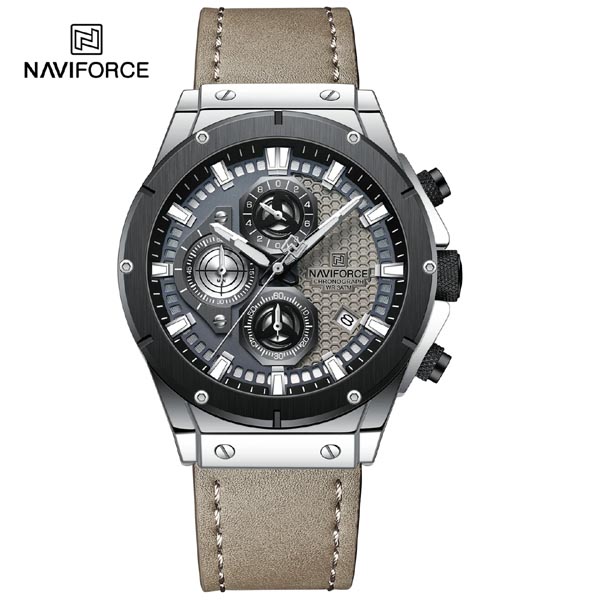 ساعت مچی مردانه نیوی فورس Naviforce NF 8027 S/GY/GY