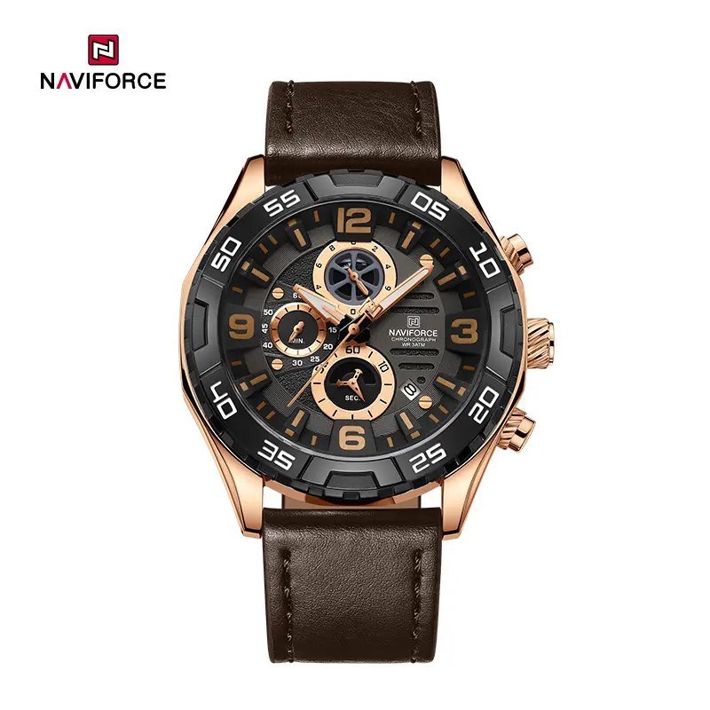 ساعت مچی مردانه نیوی فورس Naviforce NF 8043 RG/B/D.BN