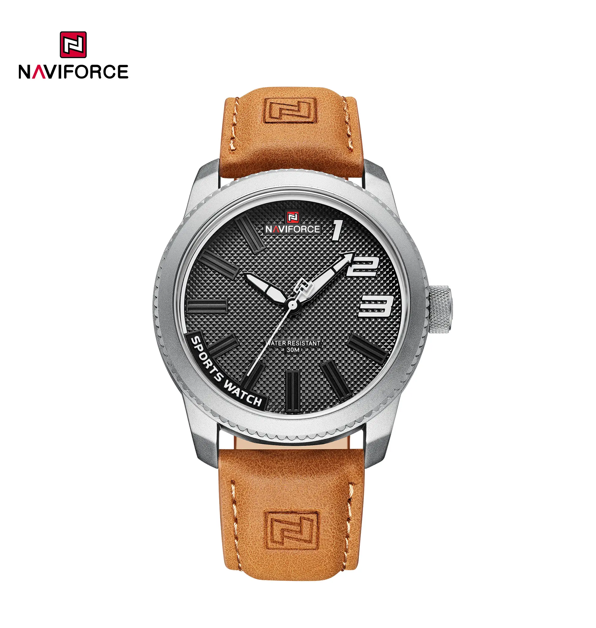 ساعت مچی مردانه نیوی فورس Naviforce NF 9202 S/W/L.BN