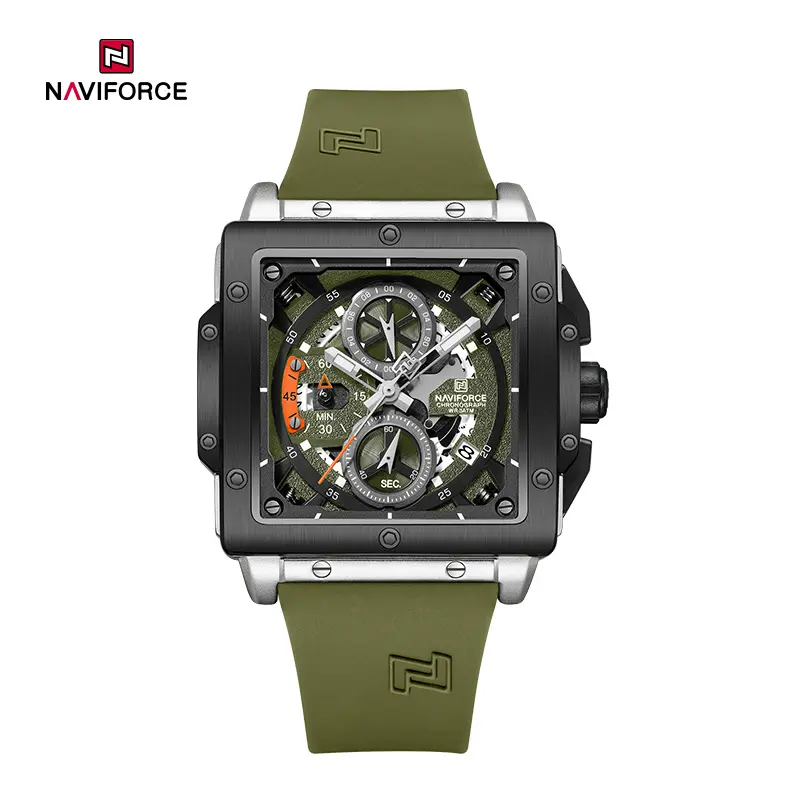 ساعت مچی مردانه نیوی فورس Naviforce NF 8064 S/GN/GN