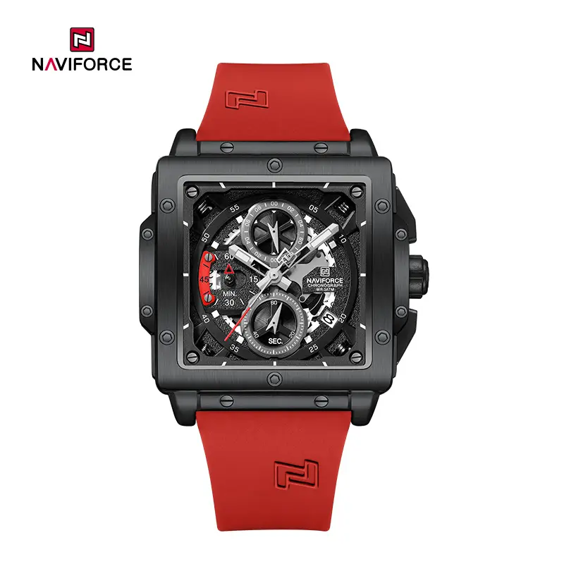 ساعت مچی مردانه نیوی فورس Naviforce NF 8064 B/B/R
