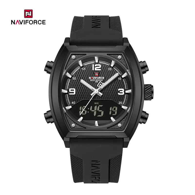 ساعت مچی مردانه نیوی فورس Naviforce NF 9242 B/W/B