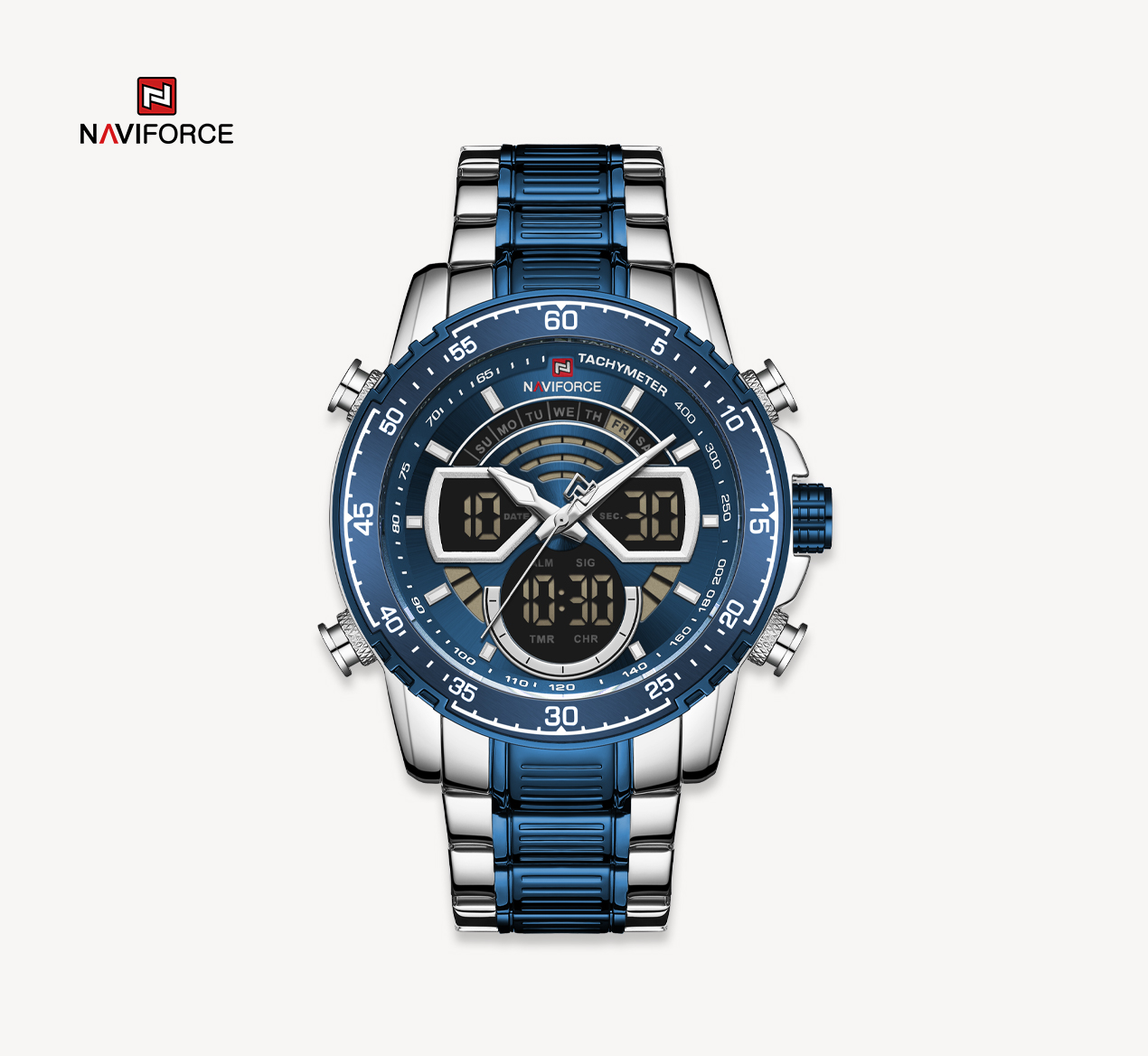 ساعت مچی مردانه نیوی فورس Naviforce NF 9189 S/BE